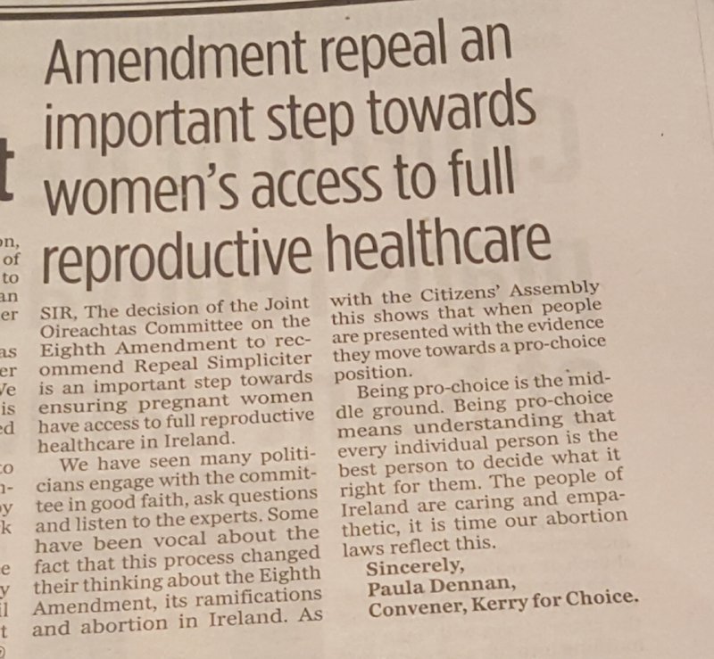 Amendment repeal an important step towards women's access to full reproductive healthcare